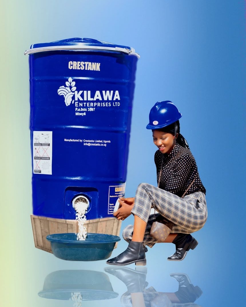 Kilawa-branded grain silo